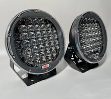 Load image into Gallery viewer, 9" Driving Lights - Nardo Grey (Pair With Wiring Kit Incl.)