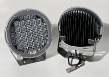 Load image into Gallery viewer, 9" Driving Lights - Nardo Grey (Pair With Wiring Kit Incl.)