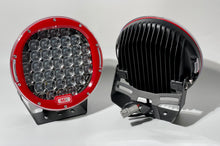 Load image into Gallery viewer, 9" Driving Lights - Red (Pair With Wiring Kit Incl.)