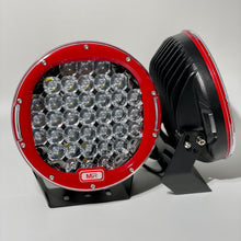 Load image into Gallery viewer, 9" Driving Lights - Red (Pair With Wiring Kit Incl.)