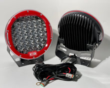 Load image into Gallery viewer, 9" Driving Lights - Red (Pair With Wiring Kit Incl.)